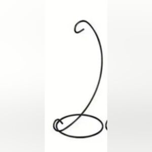 1 Metal Black Ornament Holder